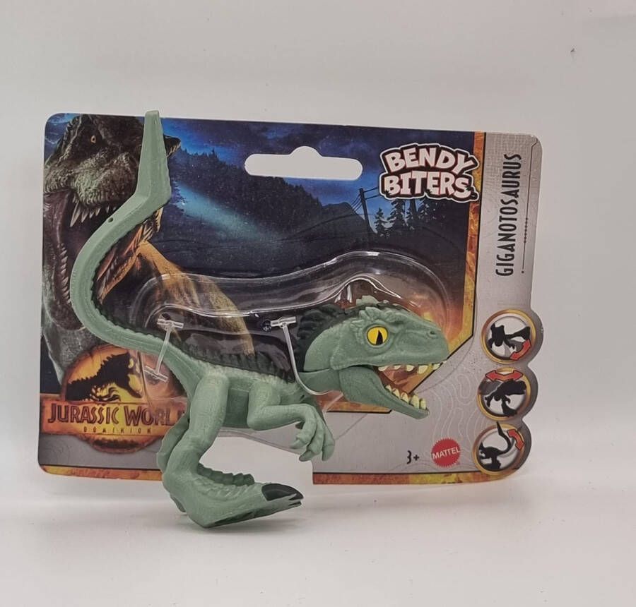 Mattel Jurassic world Bendy Biters Giganotosaurus