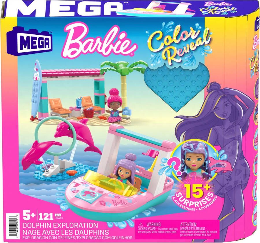 Mattel Mega Construx Barbie Color Reveal Constructiespeelgoed