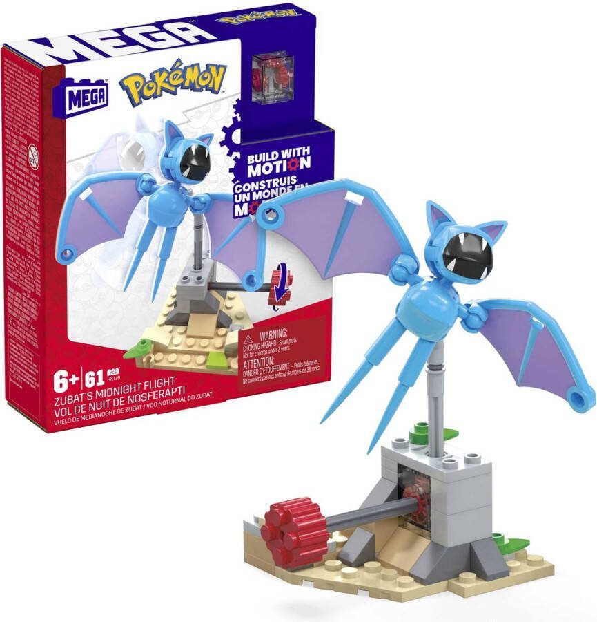 Mattel Mega Pokemon Zubats Midnight flight