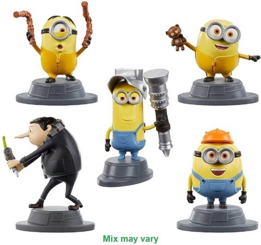 Mattel Minions mini figuur 8 cm random minion figuurtje 1 stuks