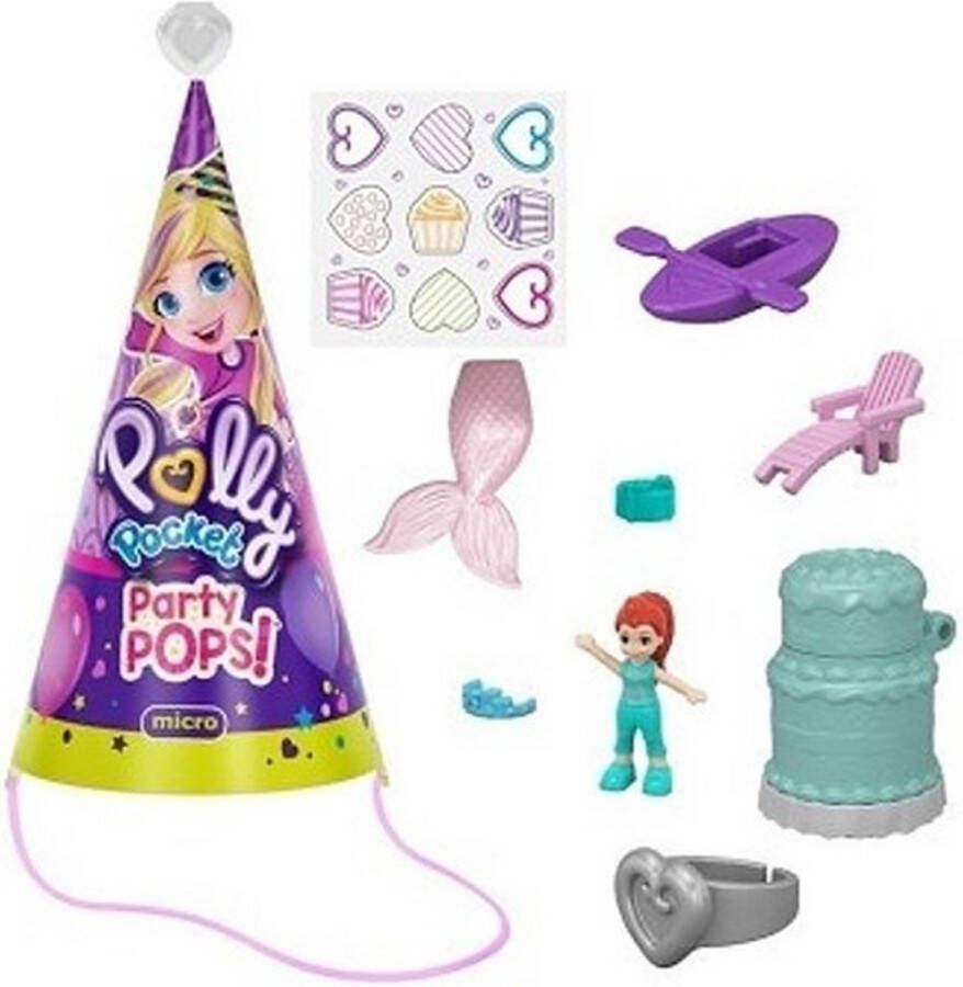 Mattel Polly Pocket Party Pops speelset 1 stuks