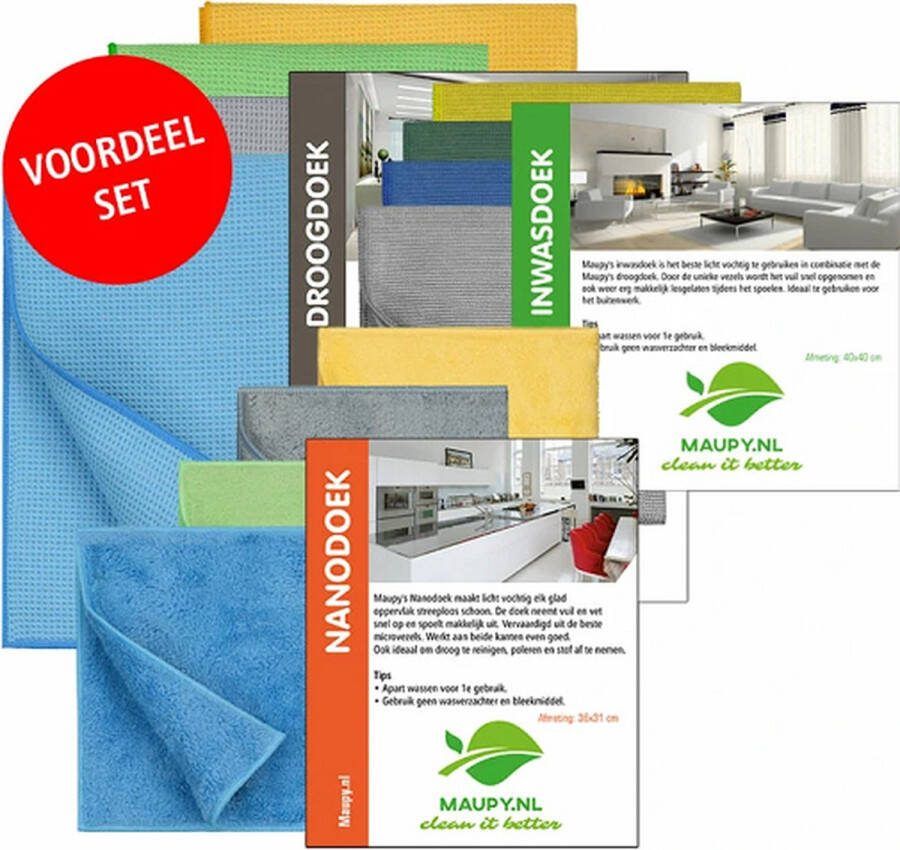 Maupy Voordeelset Droogdoek Inwasdoek Inductie Kookplaat Ceramische Kookplaat