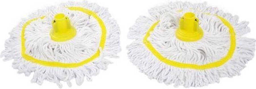MAUS Dweil mop 2stuks voor professionele 15l mopset geel