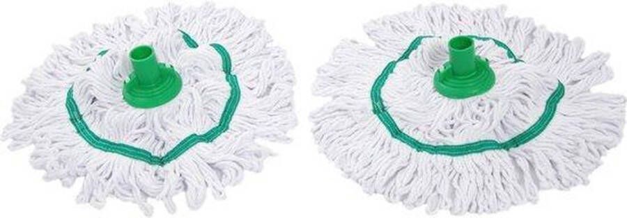 MAUS Dweil mop 2stuks voor professionele 15l mopset groen