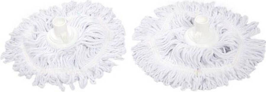 MAUS Dweil mop 2stuks voor professionele 15l mopset wit