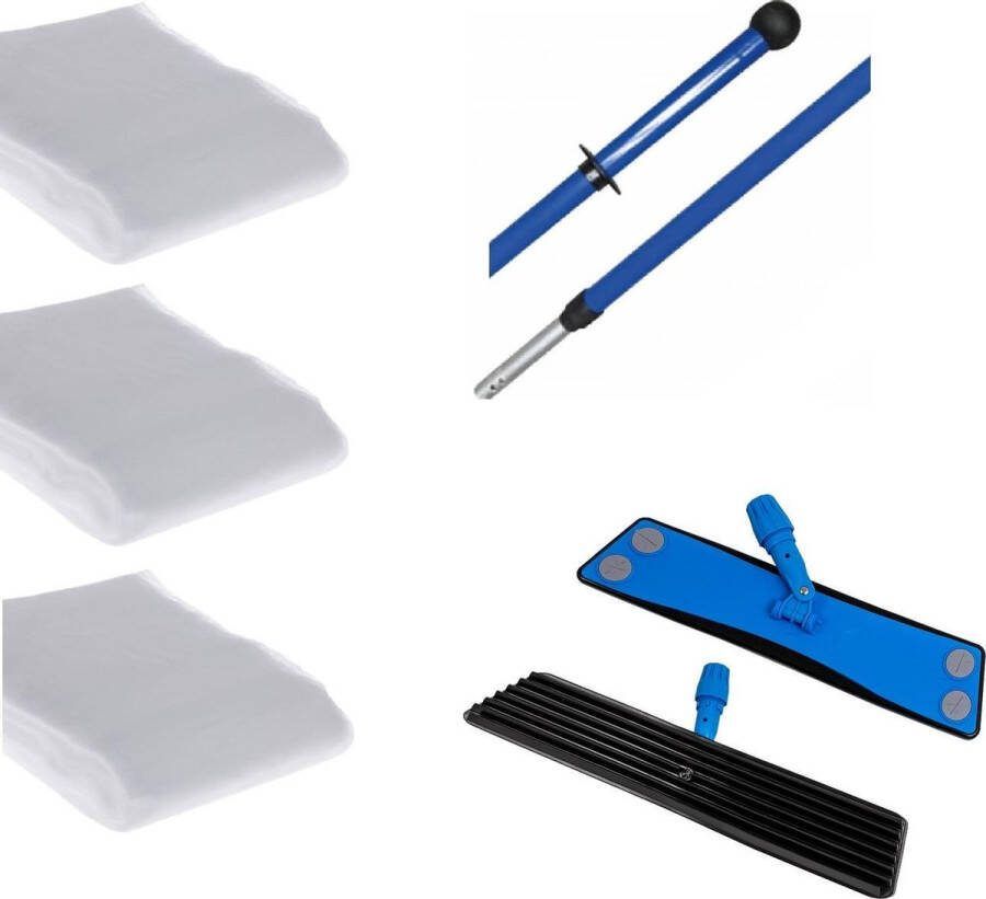 MAUS stofwisser set premium lamellenversie Complete set inclusief 300 stofwisdoeken