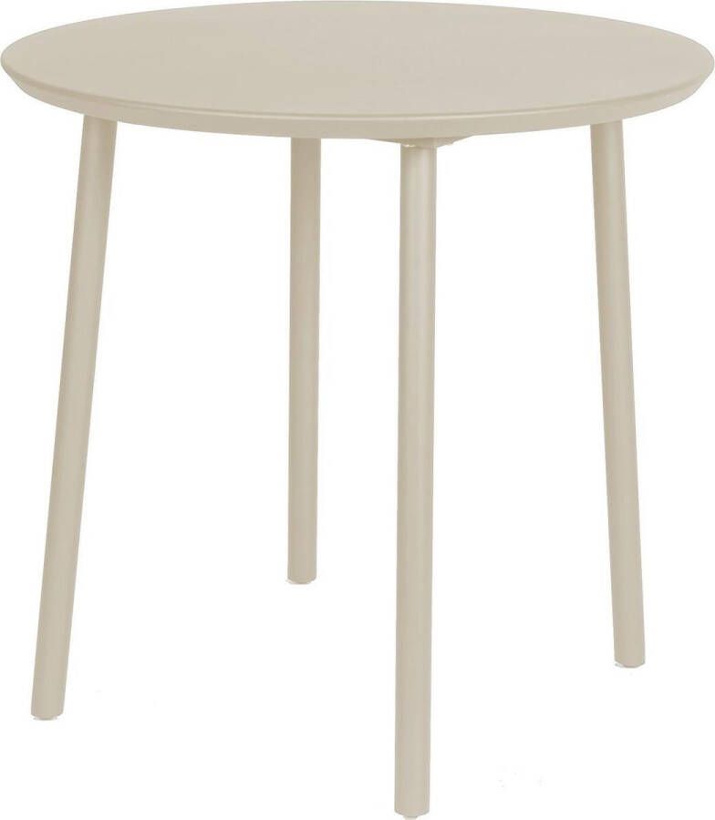 Warentuin George table diameter80x75 cm alu pearl grey