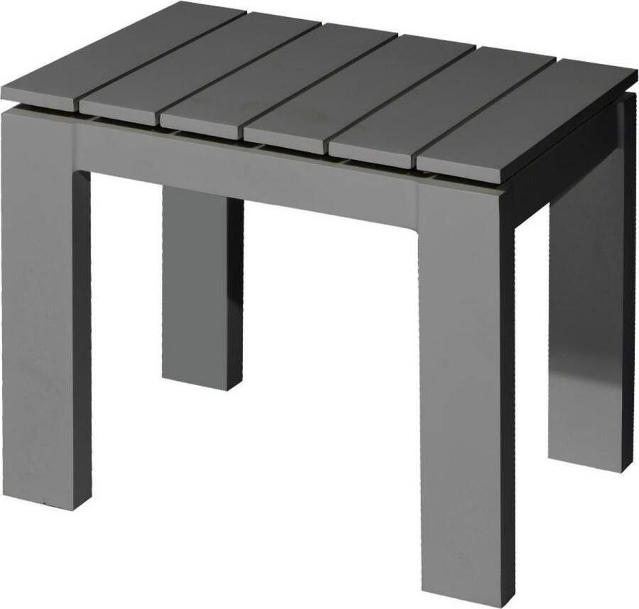 Warentuin Morris side table 50x40 cm alu anthracite