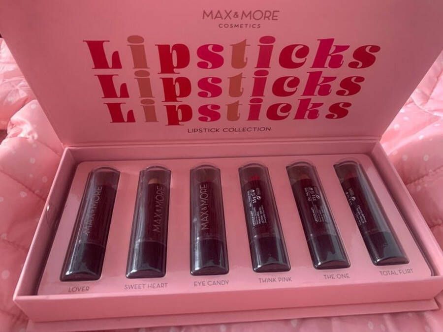 Max & More lipstick collection