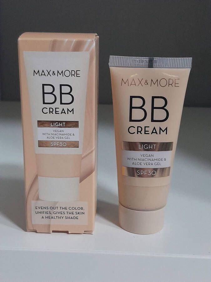 Max & More Voedende BB crème SPF30 kleur LIGHT 30ml
