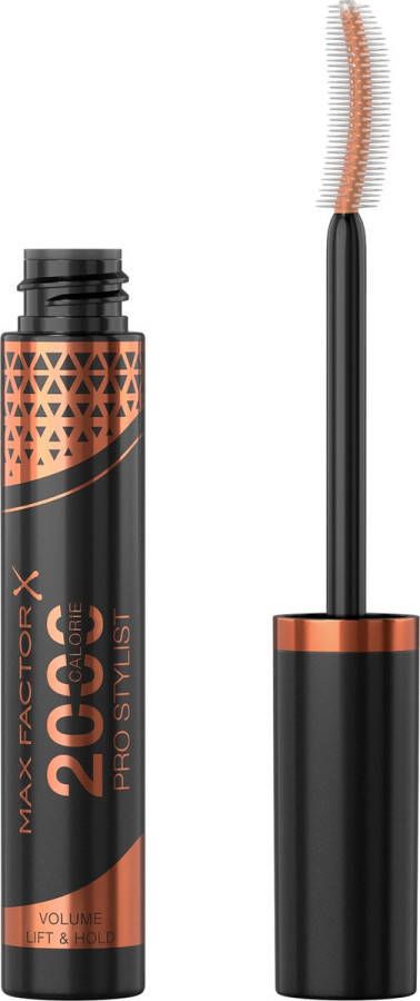 Max Factor 2000 Calorie Pro Stylist liftende en volumegevende mascara Zwart 9ml