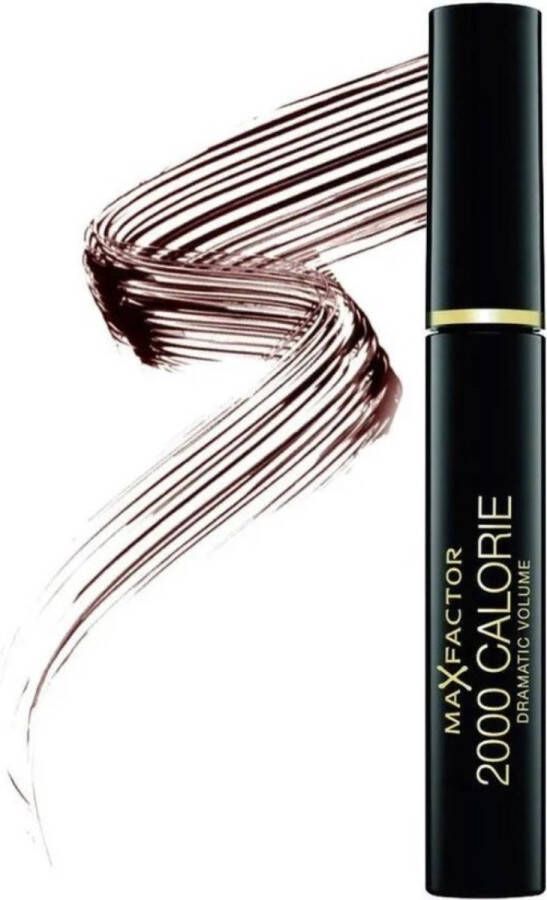 Max Factor 2000 Calorie Waterproof Mascara Zwart Bruin