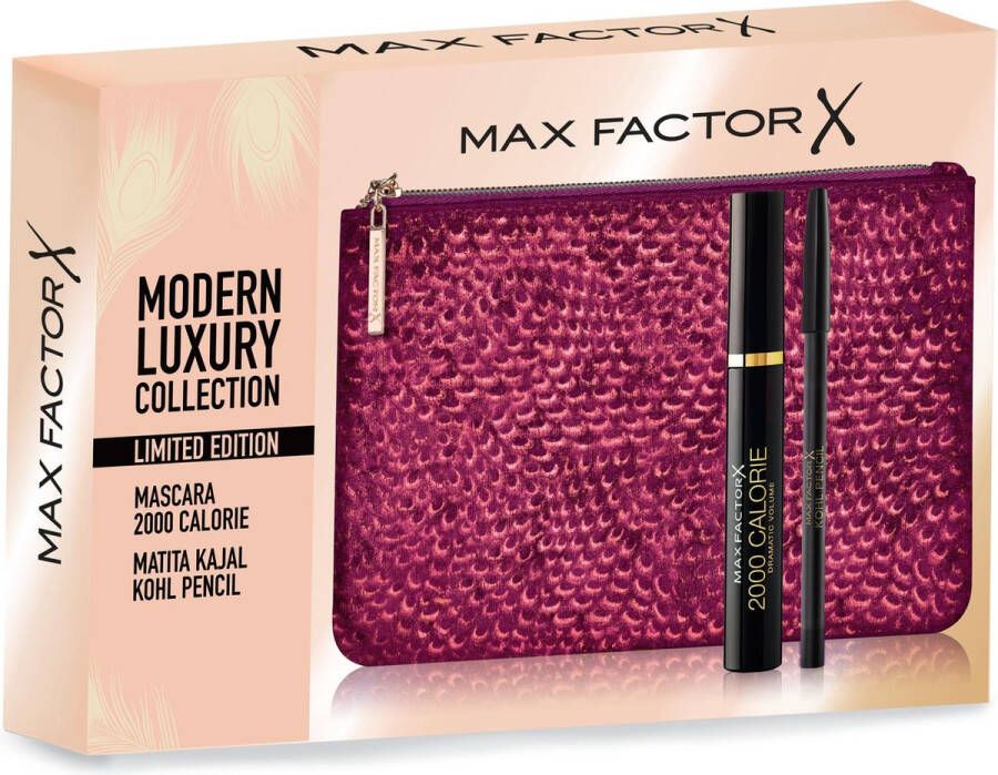 Max Factor 2000Cal mascara + Kohl Pencil + Pouch Make-upgeschenkset