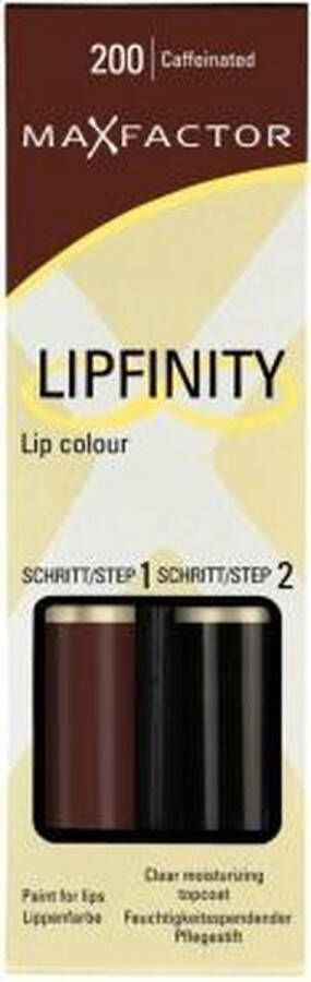 Max Factor 2steps Lipstick Lipfinity 200 Caffeinated