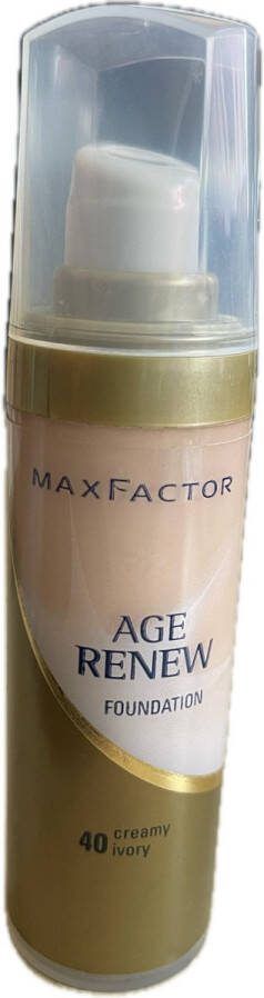 Max Factor Age Renew Foundation 40 Creamy Ivory