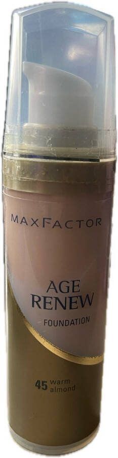 Max Factor Age Renew Foundation 45 Warme Almond