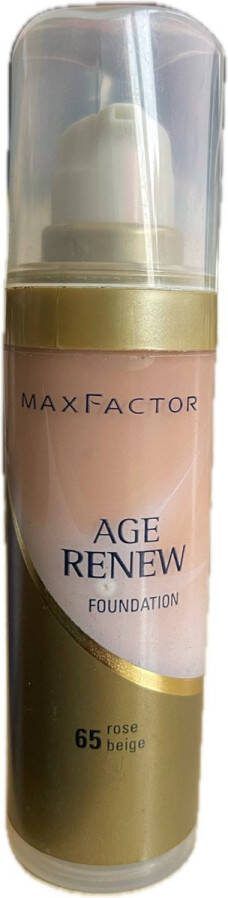 Max Factor Age Renew Foundation 65 Rose Beige