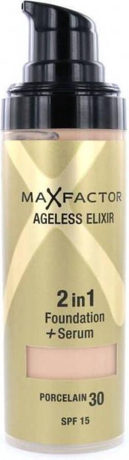 Max Factor Ageless Elixir 2-in-1 Foundation + Serum 30 Porcelain
