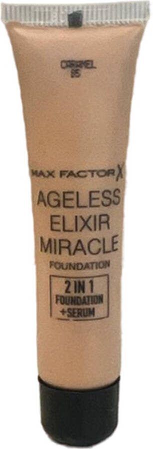 Max Factor Ageless Elixir Miracle 2 in 1 Foundation SPF 15 85 Caramel