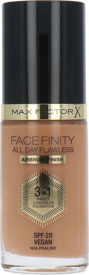 Max Factor Facefinity All Day Flawless 3 in 1 Airbrush Finish Foundation N88 Praline