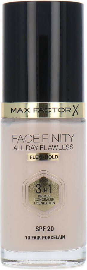 Max Factor Facefinity All Day Flawless 3 in 1 Flexi Hold Foundation 10 Fair Porcelain