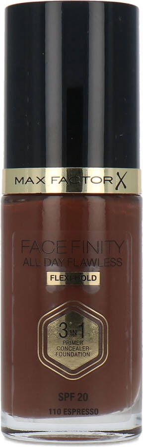 Max Factor Facefinity All Day Flawless 3 in 1 Flexi-Hold Foundation 110 Espresso