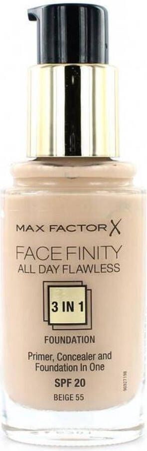 Max Factor Facefinity All Day Flawless 3-in-1 Foundation 55 Beige