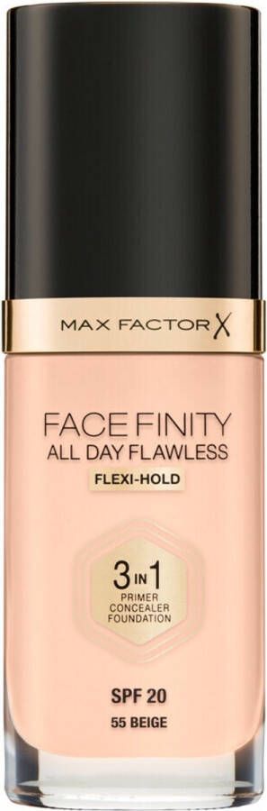 Max Factor Facefinity All Day Flawless 3-in-1 Liquid Foundation 77 Soft Honey