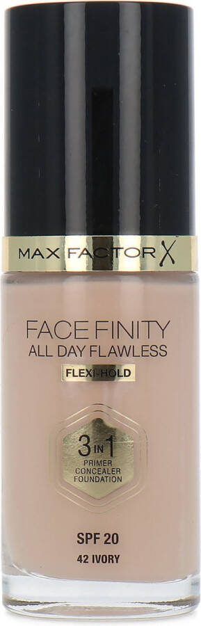 Max Factor Facefinity All Day Flawless 3-In-1 Vegan Foundation 042 Ivory