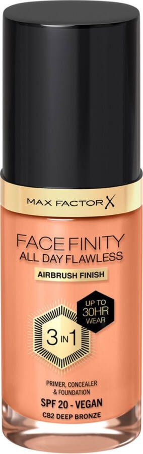 Max Factor Facefinity All Day Flawless Foundation C82 Deep Bronze