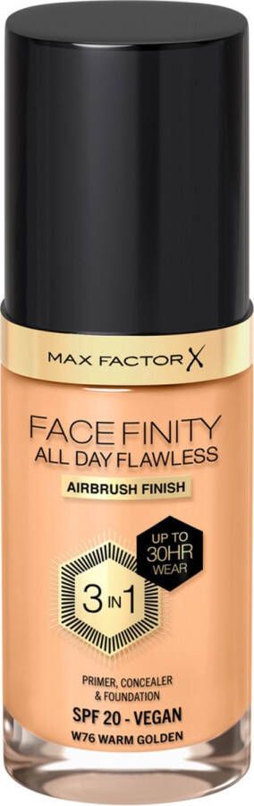 Max Factor Facefinity All Day Flawless Foundation W76 Warm Golden