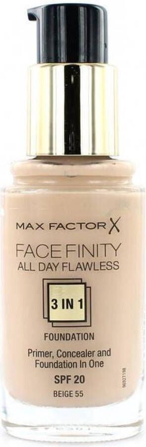 Max Factor Facefinity All Day Flawless 3-in-1 Foundation 55 Beige