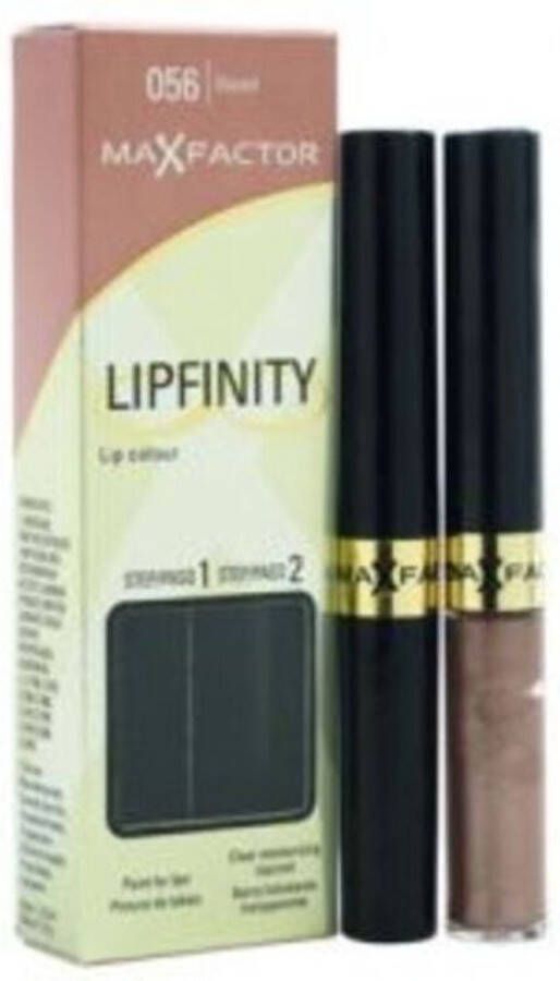 Max Factor Lipfinity 056 Glazed een langdurige kleur voor je lippen de hydraterende toplaag versterkt de glans