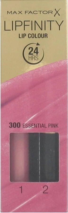 Max Factor Lipfinity 24HR Lip Colour Lipgloss 300 Essential Pink