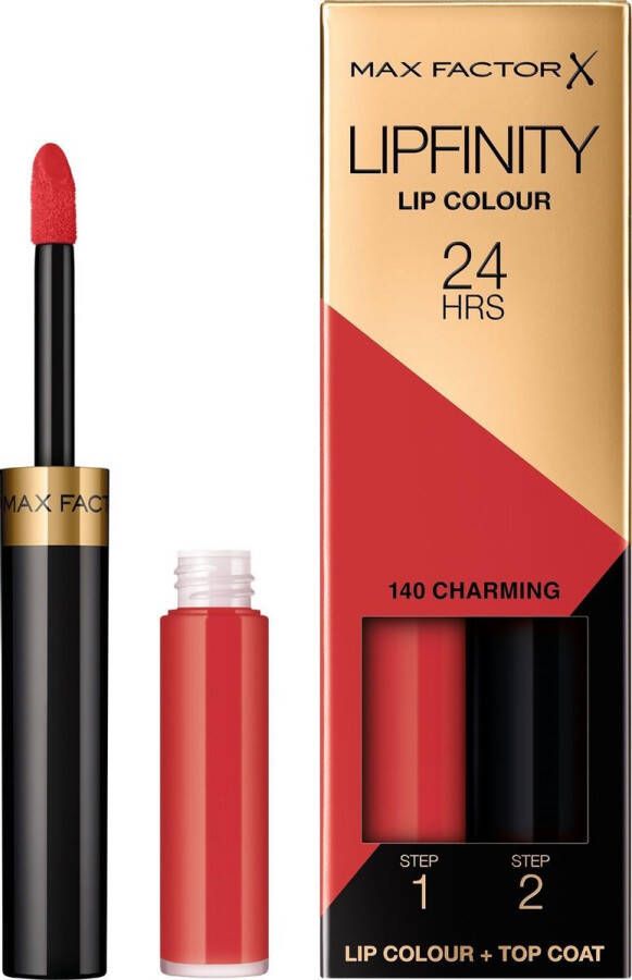 Max Factor Lipfinity Lip Colour 2-step Long Lasting lippenstift 140 Charming