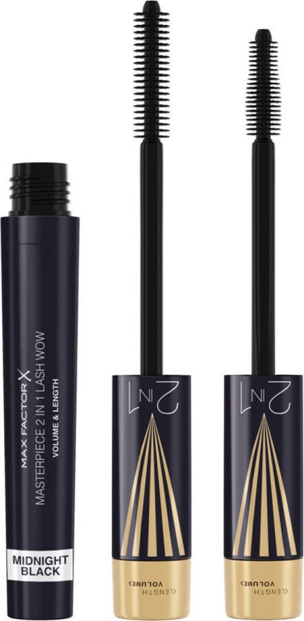 Max Factor Masterpiece 2In1 Lash Wow mascara Midnight Black