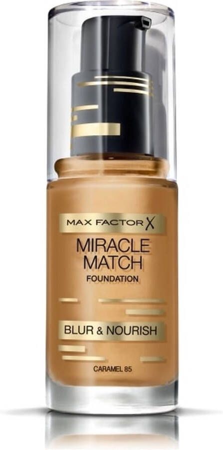 Max Factor Miracle Match Blur & Nour Foundation 85 Caramel