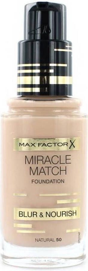 Max Factor Miracle Match Shade Matching Liquid Foundation 050 Natural