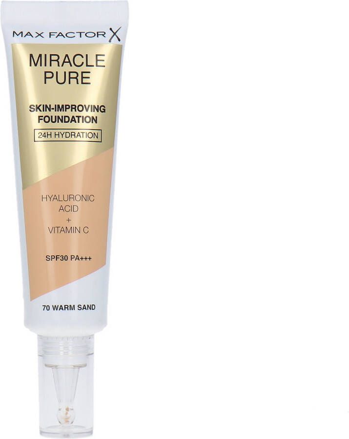 Max Factor Miracle Pure Skin Improving Foundation 070 Warm Sand