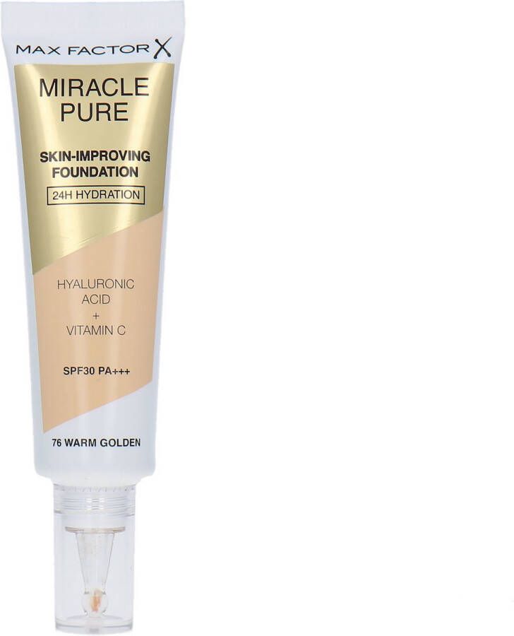 Max Factor Miracle Pure Skin Improving Foundation 076 Warm Golden