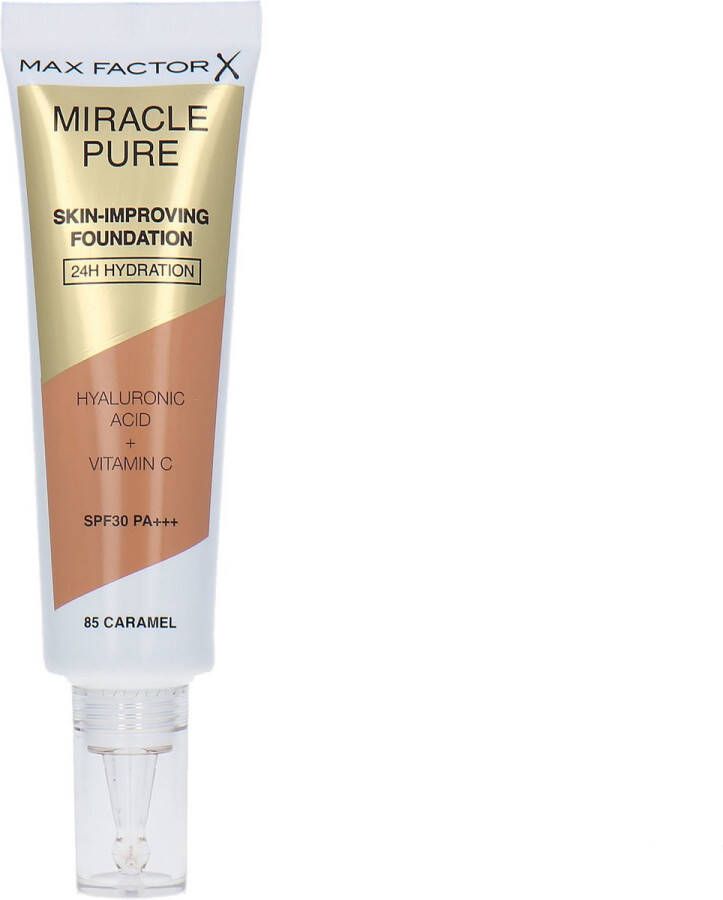 Max Factor Miracle Pure Skin Improving Foundation 085 Caramel