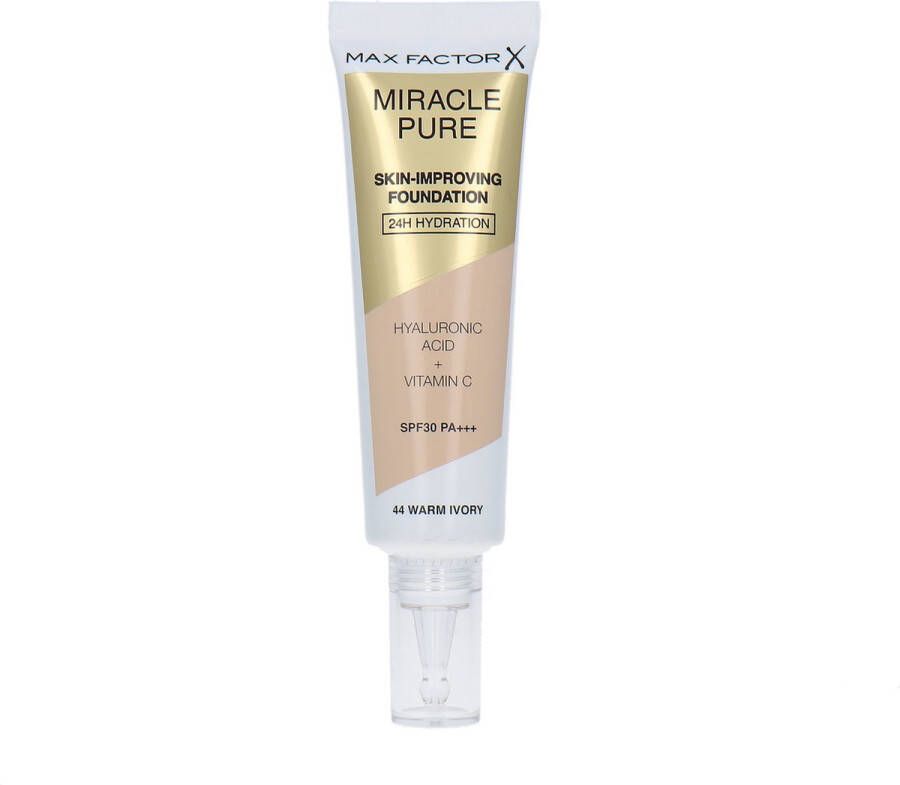 Max Factor Miracle Pure Skin-Improving Foundation 44 Warm Ivory