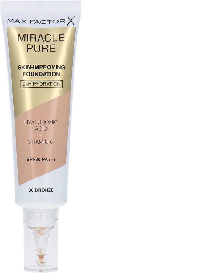 Max Factor Miracle Pure Skin-Improving Foundation 80 Bronze