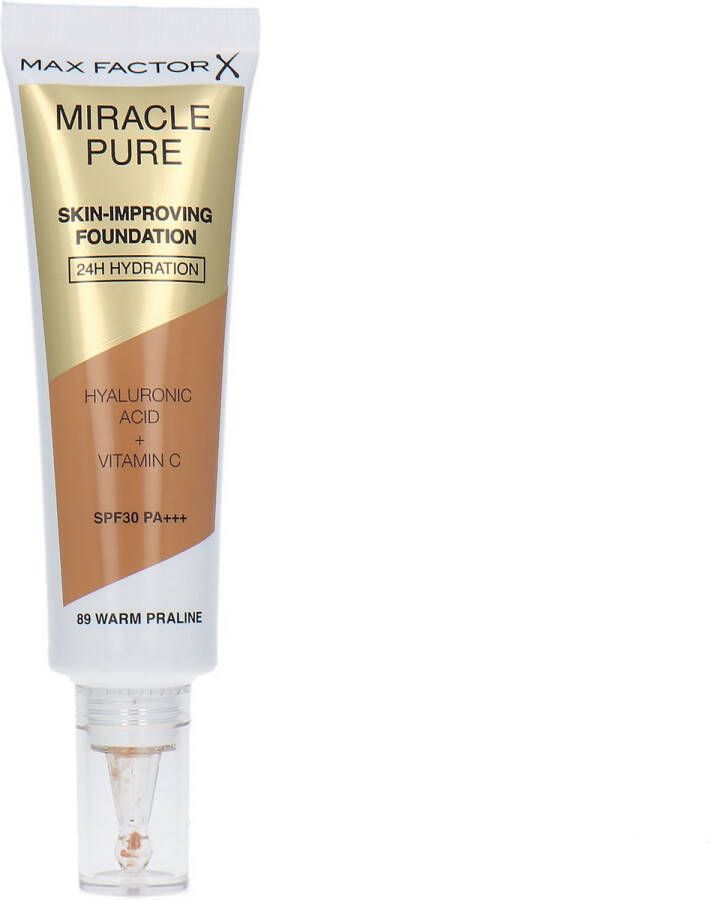 Max Factor Miracle Pure Skin-Improving Foundation 89 Warm Praline