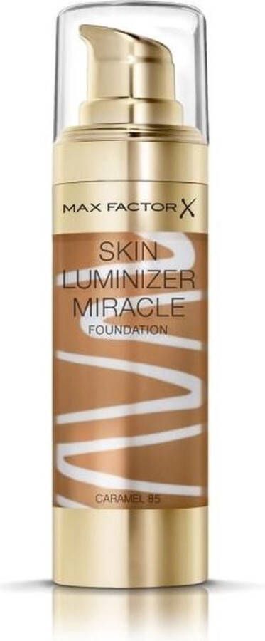 Max Factor Skin Luminizer Miracle Liquid Foundation 085 Caramel