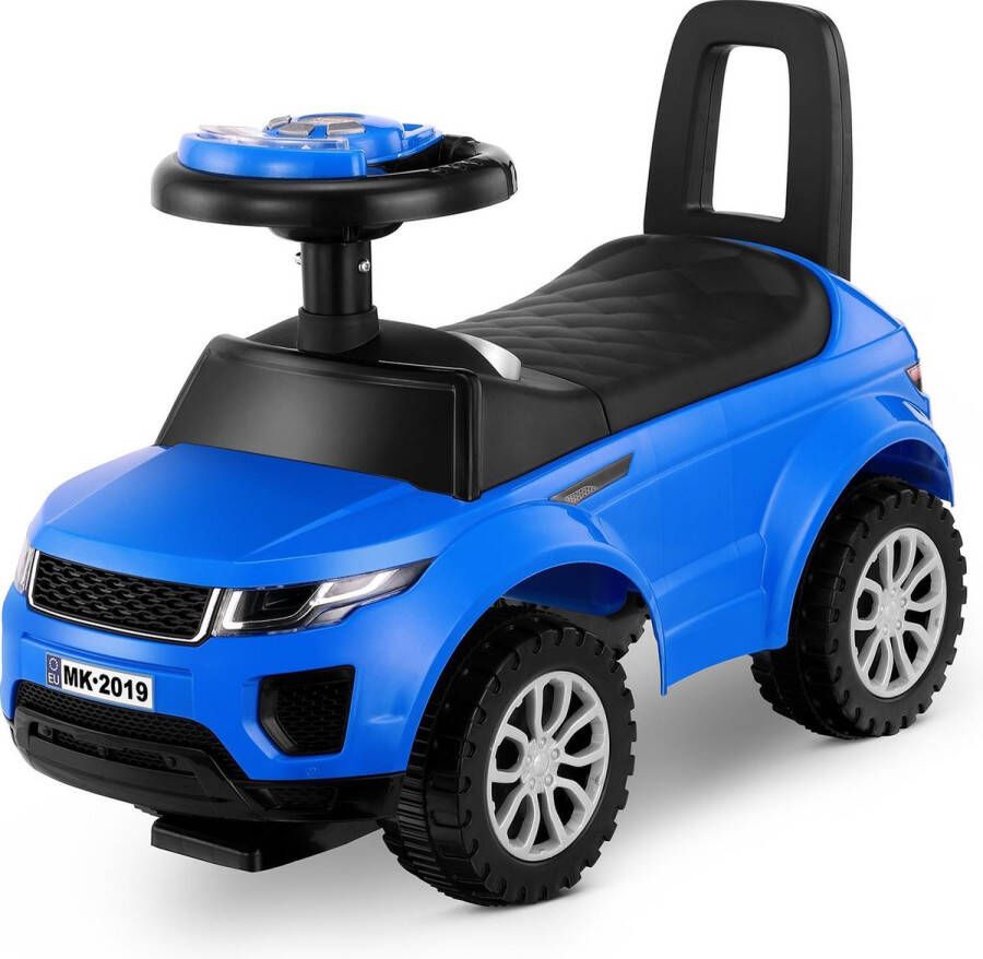 Max Kids Loopauto Max Racer met LED verlichting en geluidseffecten – Blauw