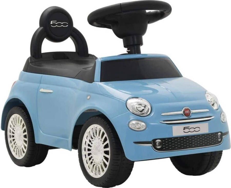 Max Kids – Loopwagen – Loopauto FIAT – Met LED en geluid – Blauw