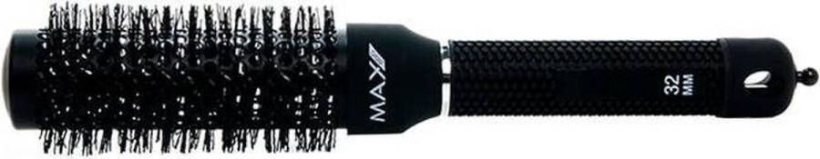 Max Pro Keramische Rondeborstel 32mm Volume en Krullen Krulborstel Hairwrap Geschikt voor Middenlang Haar Glans en Veerkracht Verschillende Maten Niet Elektrische Föhnborstel