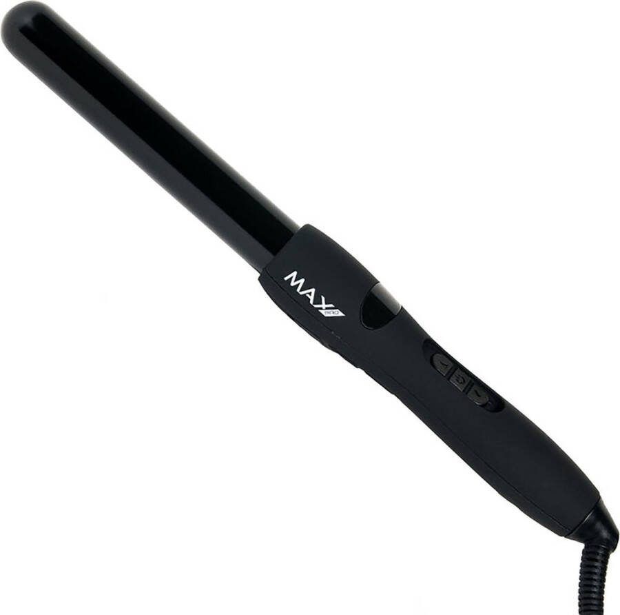 Max Pro Twist 25mm Krultang Levenslange Garantie Inclusief Hittebestendige Handschoen Alle Haartypes Inclusief LCD Display Rubberen Coating voor Stevige Grip