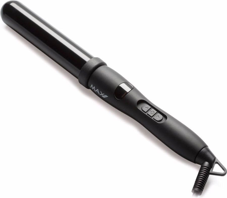 Max Pro Twist 32mm Krultang Levenslange Garantie Inclusief Hittebestendige Handschoen Alle Haartypes Inclusief LCD Display Rubberen Coating voor Stevige Grip